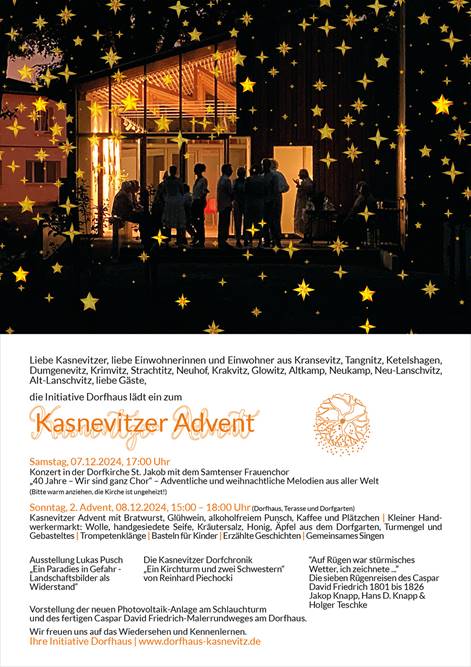 Kasnevitzer Advent im Dorfhaus 