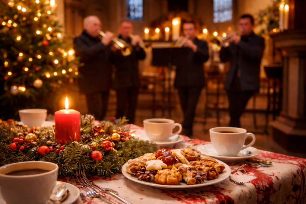 Adventskaffee mit Blasmusik in Putbus