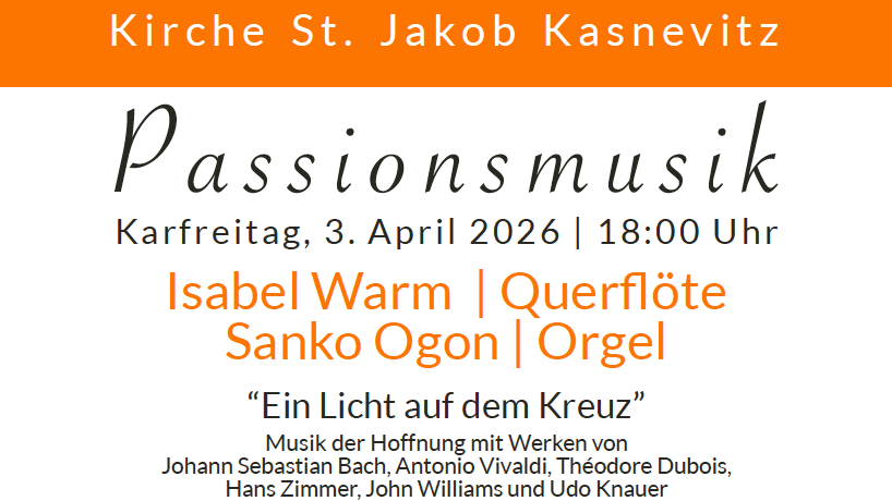 Passionskonzert in Kasnevitz 2026